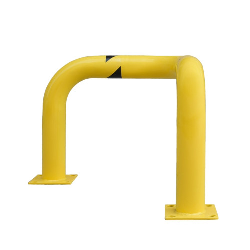 鋼製直角防撞護欄 金屬防撞圍籬 隔離欄 11428 - 黃色Φ115×610×762mm