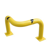鋼製直角防撞護欄 金屬防撞圍籬 隔離欄 11428 - 黃色Φ115×610×762mm