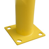 鋼製直角防撞護欄 金屬防撞圍籬 隔離欄 11428 - 黃色Φ115×610×762mm