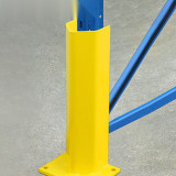 安賽瑞鋼製貨架防撞護角 U型護腳警示防撞護腳11215 - 黃色200×152×457mm