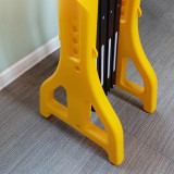 注水式塑膠伸縮圍籬 高96cm*2.5m 塑膠伸縮護欄 折疊式隔離欄 折疊圍籬 伸縮隔離欄 11226 - 黃黑紅白高96cm 寬度340mm