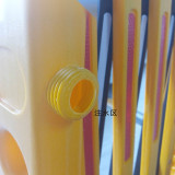 注水式塑膠伸縮圍籬 高96cm*2.5m 塑膠伸縮護欄 折疊式隔離欄 折疊圍籬 伸縮隔離欄 11226 - 黃黑紅白高96cm 寬度340mm