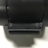 壁掛式伸縮分隔帶 牆面掛壁式警戒隔離線 工廠車間銀行商場護欄安全線 長3m黃色 11117 - 黑14.5*9.5cm