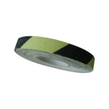 自發光防滑膠帶 磨砂地面階梯防滑安全提示貼 條紋款 2.5cm×18m 11635 - 黑色條紋25mm×18m