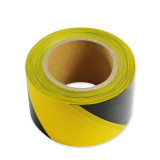 警示隔離帶（黃黑條紋）黃黑警戒帶 工地安全警戒帶 7cm×130m 11642 - 黃黑70mm×130m