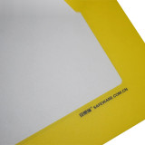 倉儲物料5S定位地貼 耐磨地貼保護框覆蓋保護膜 工廠倉庫車間庫位標記 A3黃色 11689 - 黃色398*522mm