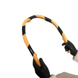 卡入型中型防撞條（黃色/黑色）防撞棉 發泡防撞條 18×32×900mm 11693 - 黃黑條紋18×32×900mm