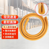 卡入型中型防撞條（黃色）抗衝擊防撞條 學校專用防撞條 18×32×2000mm 11695 - 黃色18*32*2000mm