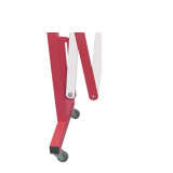 移動式伸縮圍籬（紅色/白色）電力搶修伸縮隔離欄 鋼製隔離欄 11699 - 紅白相間H950xW220+2500MM