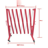 移動式伸縮圍籬（紅色/白色）電力搶修伸縮隔離欄 鋼製隔離欄 11699 - 紅白相間H950xW220+2500MM