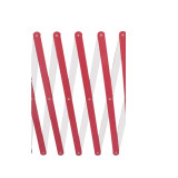 移動式伸縮圍籬（紅色/白色）電力搶修伸縮隔離欄 鋼製隔離欄 11699 - 紅白相間H950xW220+2500MM