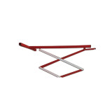 鋼製移動式伸縮護欄（紅色/白色）鐵鋁伸縮圍籬 鋼製伸縮隔離欄 11700 - 紅白相間H950xW220+2500MM