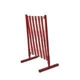 鋼製移動式伸縮護欄（紅色/白色）鐵鋁伸縮圍籬 鋼製伸縮隔離欄 11700 - 紅白相間H950xW220+2500MM