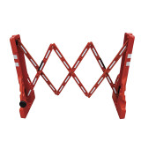 便攜式塑膠伸縮護欄 商場工廠學校交通隔離欄折疊式圍欄柵欄 11705 - 紅白相間H1050xW130+2300MM