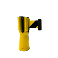 路錐伸縮隔離帶（黃色/黑色）路錐伸縮警示帶 路錐伸縮帶連接頭 11717 - 紅黑可拓展2.85m