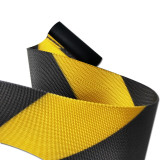 路錐伸縮隔離帶（黃色/黑色）路錐伸縮警示帶 路錐伸縮帶連接頭 11717 - 紅黑可拓展2.85m