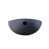 斜紋款橡膠減速帶配套端頭（2個裝）15*30*5cm 減速帶配套端頭 減速路拱端頭 減速墊端頭 11725 - 黃黑相間15x30x5CM