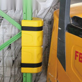 貨架防撞緩衝器 U型防撞護角 彈性吸能防撞緩衝護腳 11727 - 黃色450x165x160mm