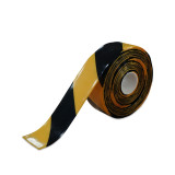 重型式劃線膠帶（黃色/黑色）條紋警示膠帶 耐磨標示膠帶5cm×30m 11754 - 黃/黑50mm×30m