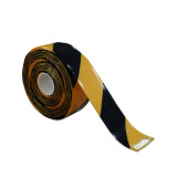 重型式劃線膠帶（黃色/黑色）條紋警示膠帶 耐磨標示膠帶5cm×30m 11754 - 黃/黑50mm×30m