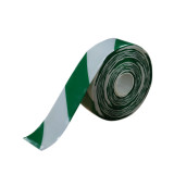 重型式劃線膠帶（綠/白）條紋款重型地面標記膠帶 重型膠帶5cm×30m 11756 - 綠/白50mm×30m