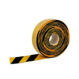 重型式劃線膠帶（黃/黑）耐磨標線膠帶 PVC警示膠帶10cm×30m 11757 - 黃/黑100mm×30m