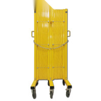 移動式伸縮護欄 伸縮圍籬 伸縮式隔離欄 伸縮護欄 11881 - 黃色H1620xW640+6100MM