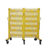 移動式伸縮護欄 伸縮圍籬 伸縮式隔離欄 伸縮護欄 11881 - 黃色H1620xW640+6100MM