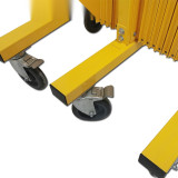 移動式伸縮護欄 伸縮圍籬 伸縮式隔離欄 伸縮護欄 11881 - 黃色H1620xW640+6100MM