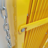 移動式伸縮護欄 伸縮圍籬 伸縮式隔離欄 伸縮護欄 11881 - 黃色H1620xW640+6100MM