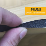 防撞棉 黃黑警示防撞棉 防撞緩衝棉 虎紋防撞棉 自帶背膠 11892 - 黃黑條紋200×1000×10mm