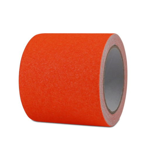 彩色防滑膠帶 磨砂地面階梯防滑安全提示貼 橘 10cm×5m 11903 - 橙100mm*5m
