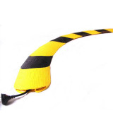 可變形線保護帶 線保護墊 線材保護槽 穿線板 11883 - 黃黑條紋1000x150x25mm