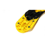 可變形線保護帶 線保護墊 線材保護槽 穿線板 11883 - 黃黑條紋1000x150x25mm