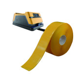 AGV磁條保護膠帶 抗碾壓無人車機器人軌道導航保護帶 寬5cm長30m黃 11996 - 黃色50mm×30m