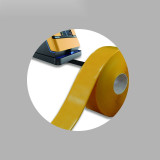 AGV磁條保護膠帶 抗碾壓無人車機器人軌道導航保護帶 寬5cm長30m黃 11996 - 黃色50mm×30m