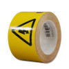 標識膠帶（當心觸電）當心觸電安全膠帶 地面警示貼7.5cm×22m 11981 - 黃底黑字75mm×22m