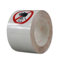 標誌膠帶 禁止進入 警示安全標示帶 工廠車間帶圖文耐磨地面膠帶 寬7.5cm長22m 11982 - 白底紅字75mm×22m 標誌膠帶 禁止進入 警示安全標示帶 工廠車間帶圖文耐磨地面膠帶 寬7.5cm長22m 11982 - 白底紅字75mm×22m