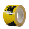 標誌膠帶（化學品儲存區）安全標示膠帶 警示圖案膠帶7.5cm×22m 11986 - 黃色75mm×22m
