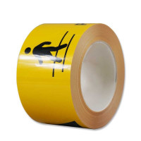 標誌膠帶（行人通道）通道標線膠帶 標示膠帶 標誌膠帶7.5cm×22m 11990 - 黃色75mm×22m