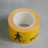 標誌膠帶（行人通道）通道標線膠帶 標示膠帶 標誌膠帶7.5cm×22m 11990 - 黃色75mm×22m