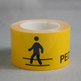 標誌膠帶（行人通道）通道標線膠帶 標示膠帶 標誌膠帶7.5cm×22m 11990 - 黃色75mm×22m