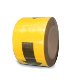 標識膠帶 黃黑箭頭 方向指引導引帶 工廠車間地面安全警示貼 寬7.5cm長22m 11991 - 黃色75mm×22m