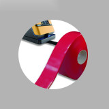 AGV磁條保護膠帶 抗碾壓無人車軌道導航保護帶 寬5cm長30m紅 11997 - 紅色50mm×30m