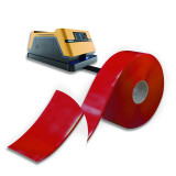 AGV磁條保護膠帶 抗碾壓無人車軌道導航保護帶 寬10cm長30m紅 12003 - 紅色100mm×30m