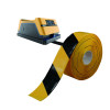 AGV磁條保護膠帶 抗碾壓無人車機器人軌道導航保護帶 寬5cm長30m黃黑 12013 - 黃/黑50mm×30m