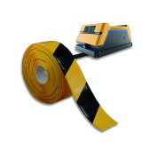 AGV磁條保護膠帶 抗碾壓無人車機器人軌道導航保護帶 寬5cm長30m黃黑 12013 - 黃/黑50mm×30m