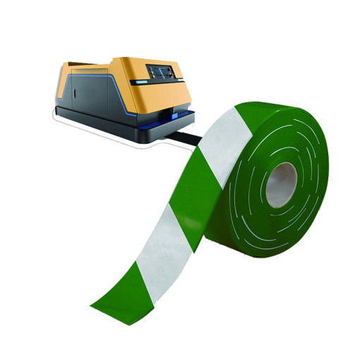 AGV磁條保護膠帶 抗碾壓無人車機器人軌道導航保護帶 寬5cm長30m綠白 12015 - 綠/白50mm×30m