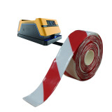 AGV磁條保護膠帶 抗碾壓無人車機器人軌道導航保護帶 寬10cm長30m紅白 12017 - 紅/白100mm×30m