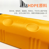 彈性吸能貨架防撞器 貨架防撞緩衝護角 貨架防撞緩衝包圍 塑膠防撞護角 12033 - 黃色L55cm